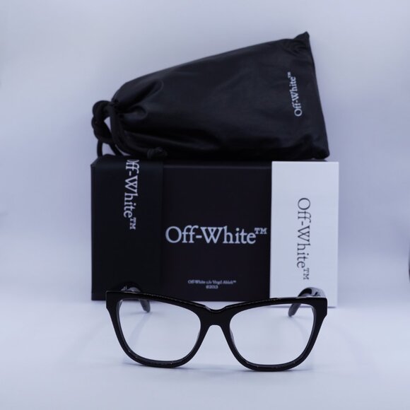 Final Price! Off-White OERJ07A STYLE 7A 1000 Black Eyeglasses - Picture 2 of 8